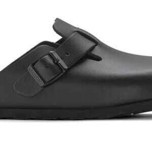 Black Leather Birkenstock Clogs - perfect condition